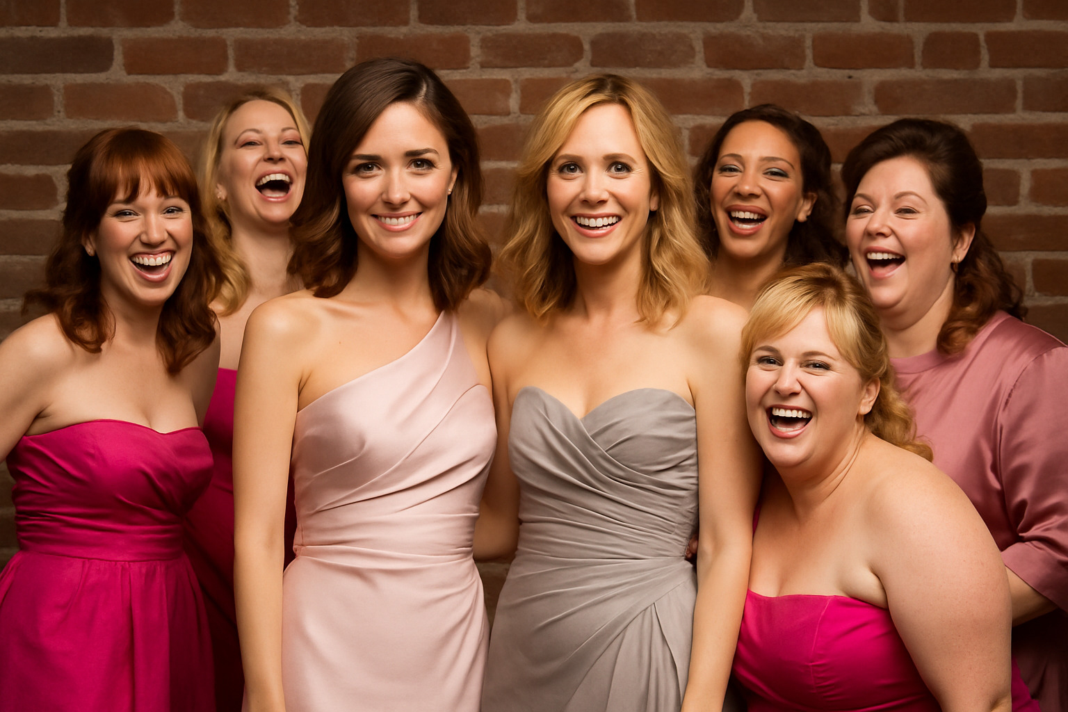 Rose Byrne and Kristen Wiig in Bridesmaids ensemble cast photo - rose byrne Rose Byrne and Kristen Wiig in Bridesmaids ensemble cast photo - rose byrne