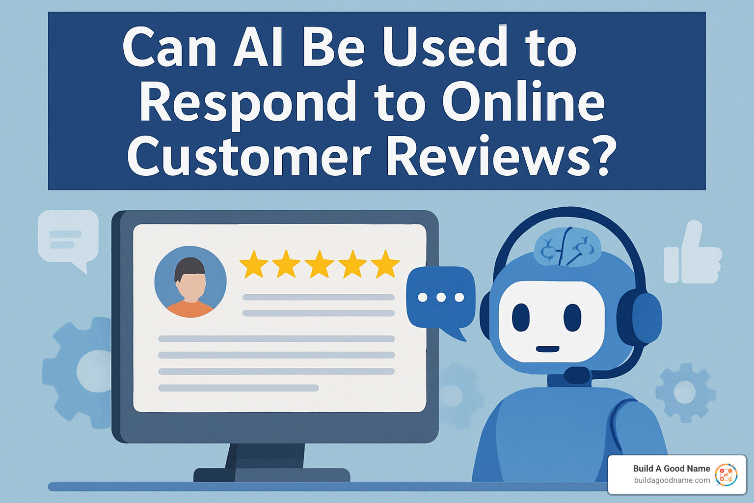 dashboard setup interface showing AI review management configuration - can ai be used to respond to online customer reviews