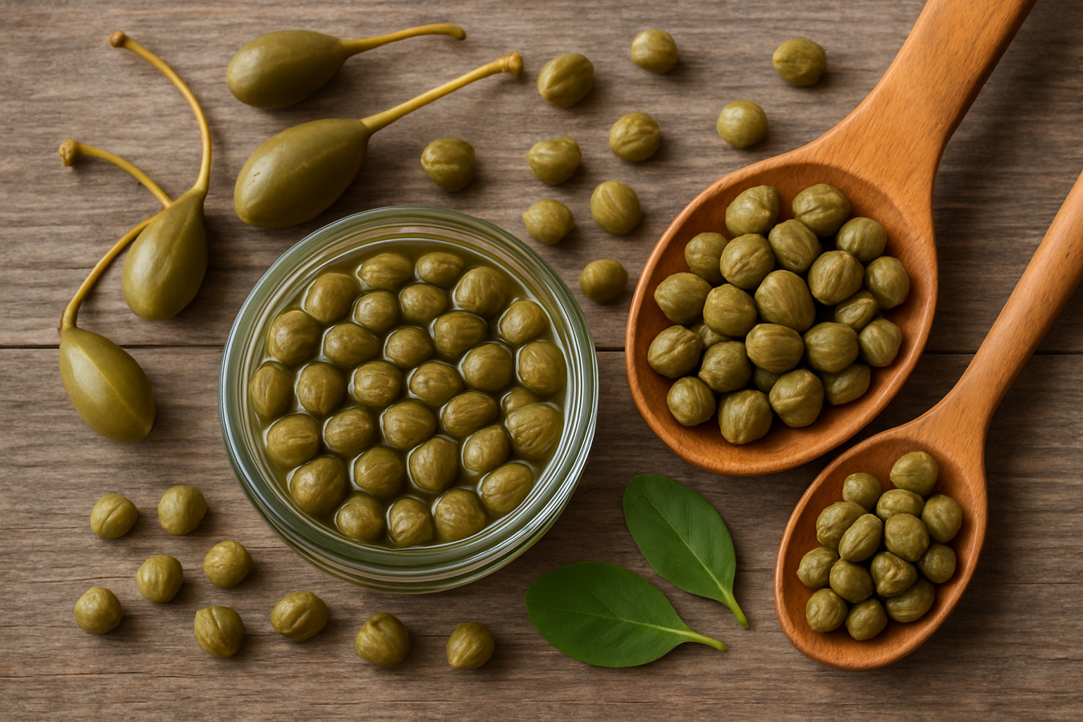 Nutrition facts label showing capers' low calorie, high antioxidant profile - capers