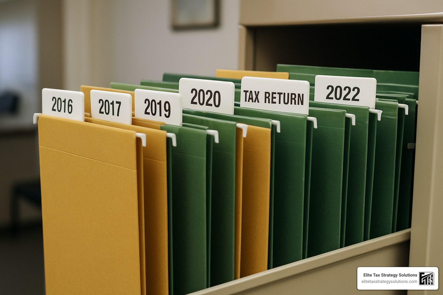 neatly organized tax folders - tax planning advice