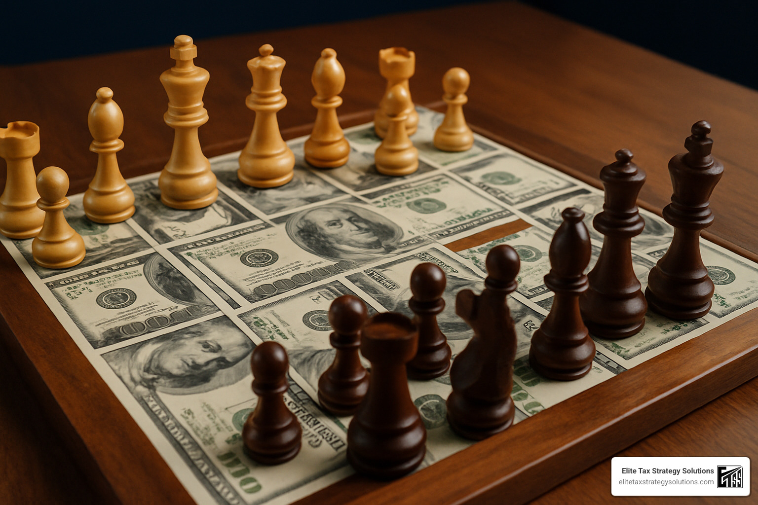 chess pieces on money board - tax planning advice
