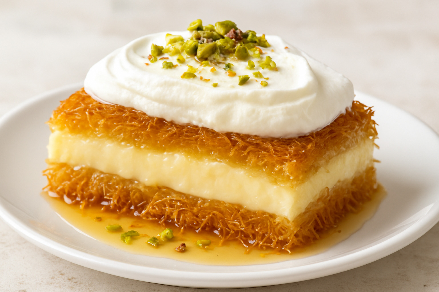 ekmek kataifi slice - kataifi