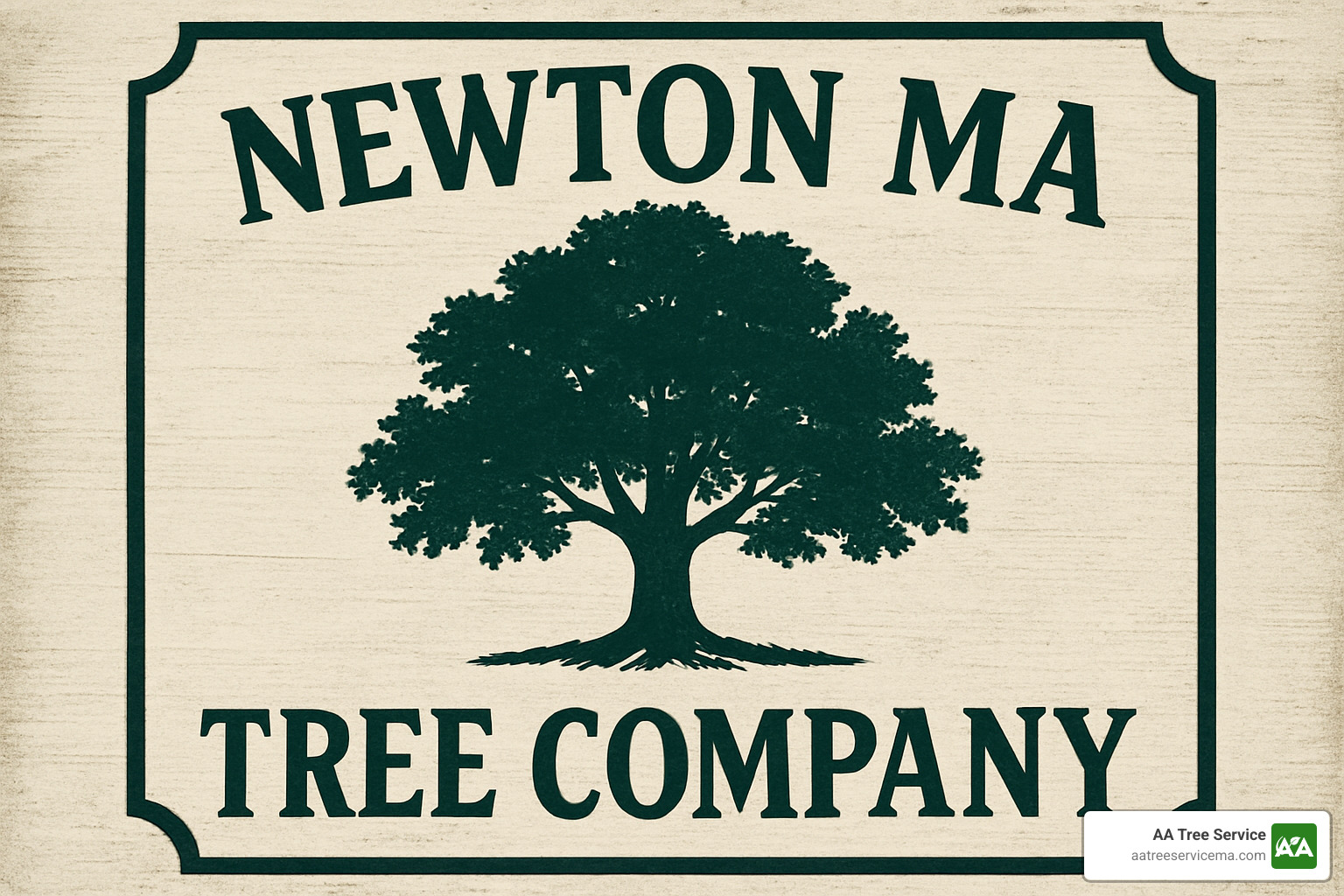 Newton City Hall with mature protected trees in foreground - Newton Ma Tree Company