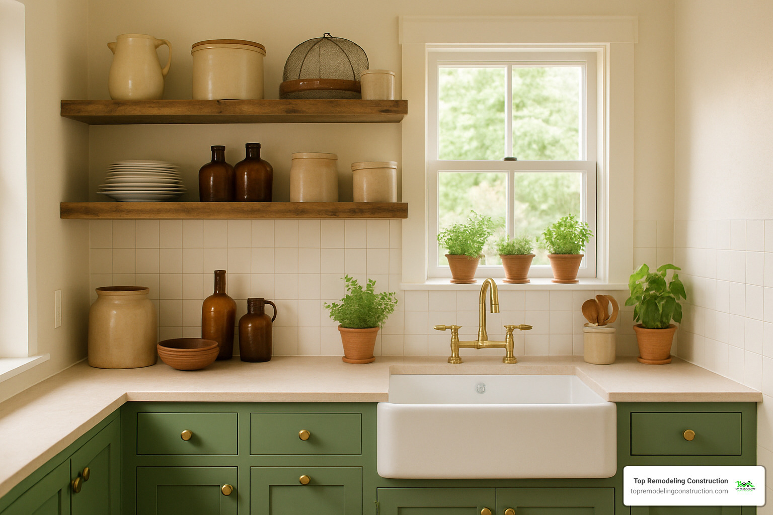 sustainable kitchen materials and vintage finds - Affordable kitchen renovation