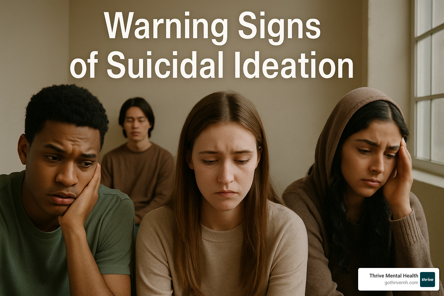 warning signs of suicidal ideation - passive suicidality meaning