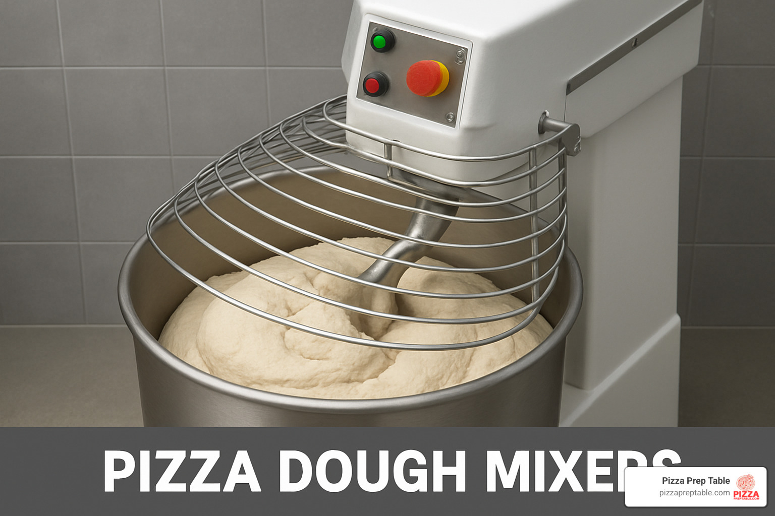 lineup of various pizza dough mixers - pizza dough mixers