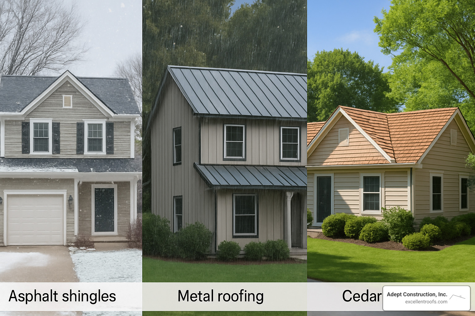 Roofing materials comparison for Illinois climate - downers grove roofers