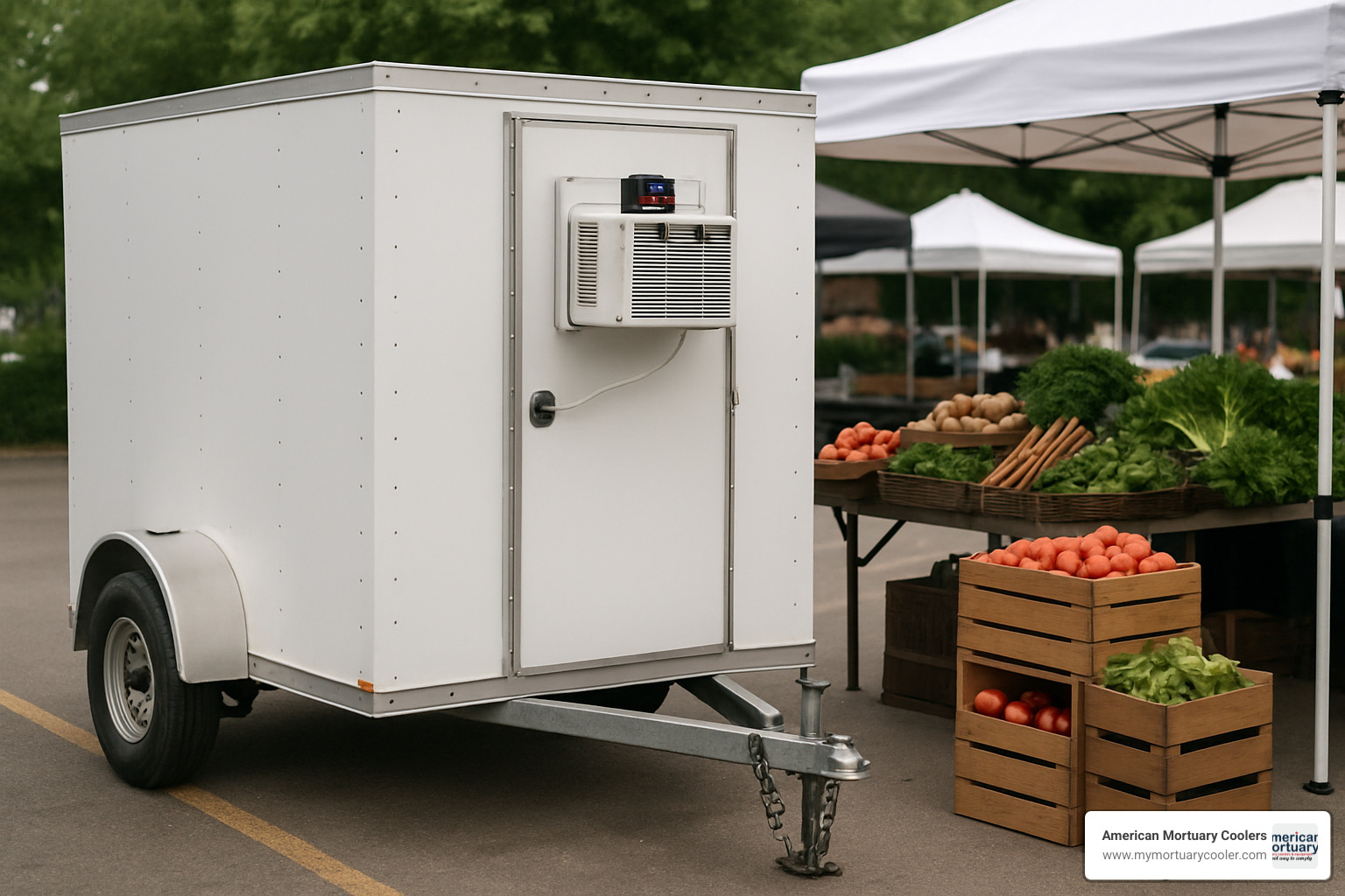 mobile coolbot trailer setup - coolbot walk in cooler