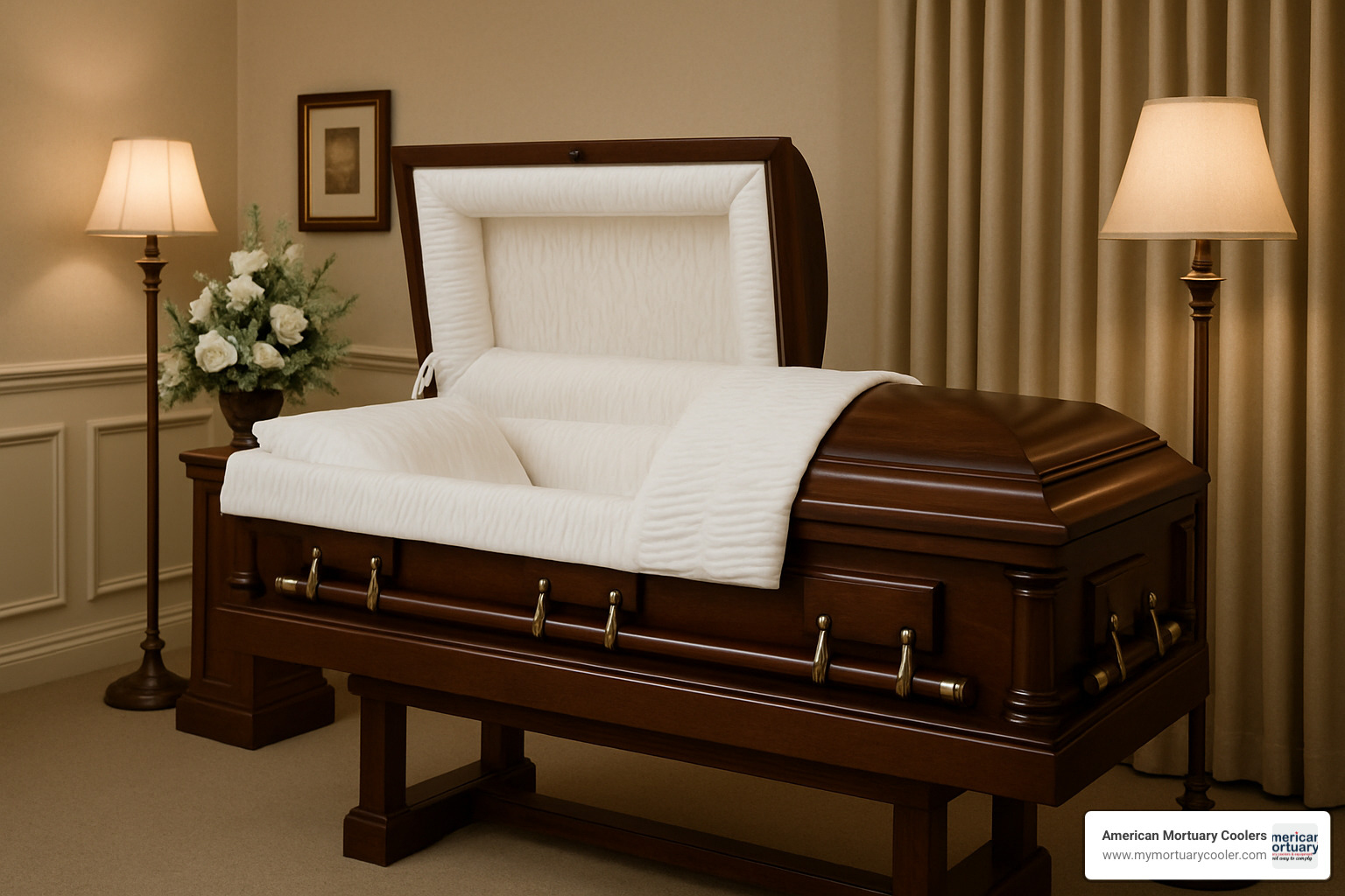 cremation casket with viewing capabilities - crescent funeral supply