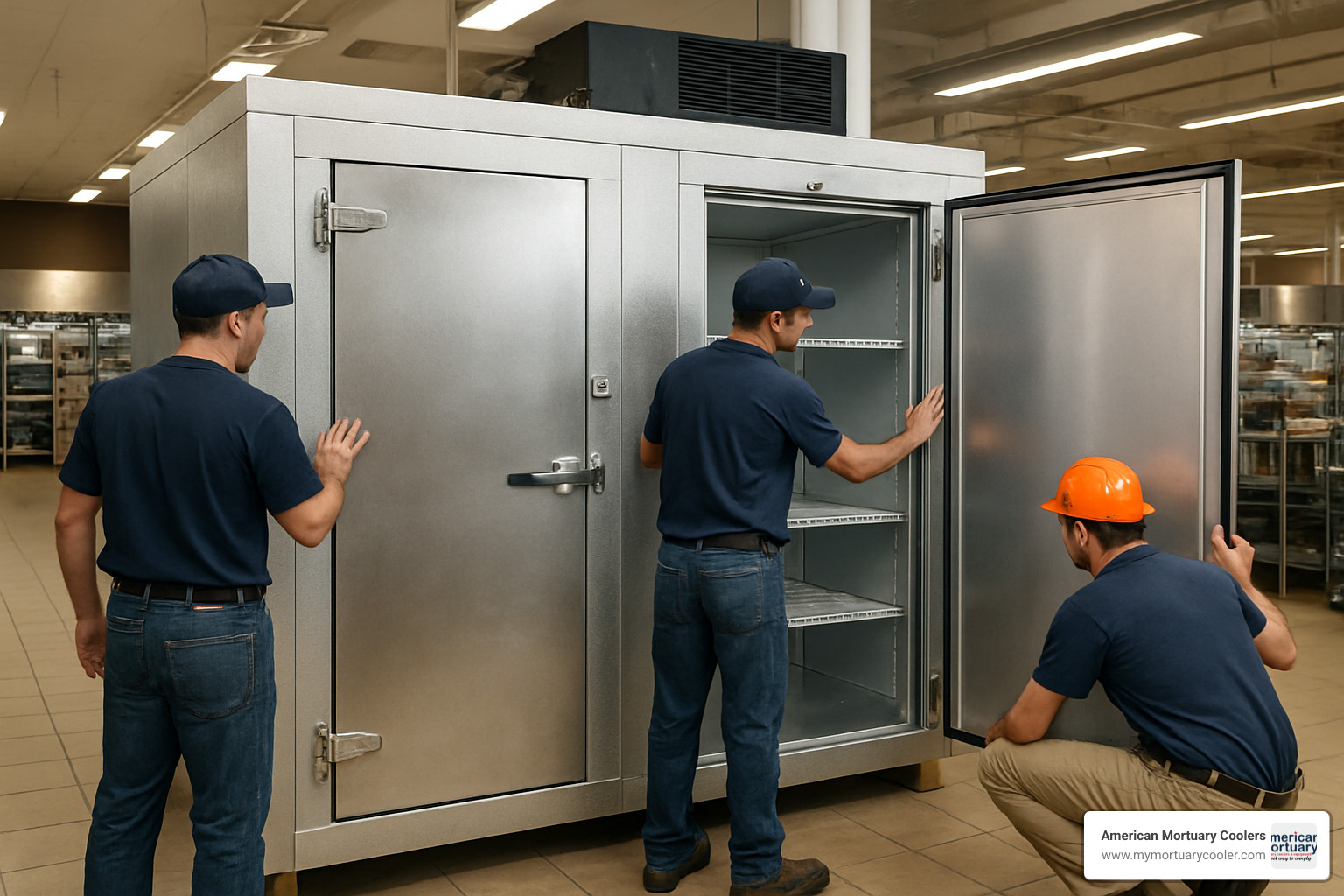 walk-in combination freezer refrigerator installation - commercial freezer refrigerator
