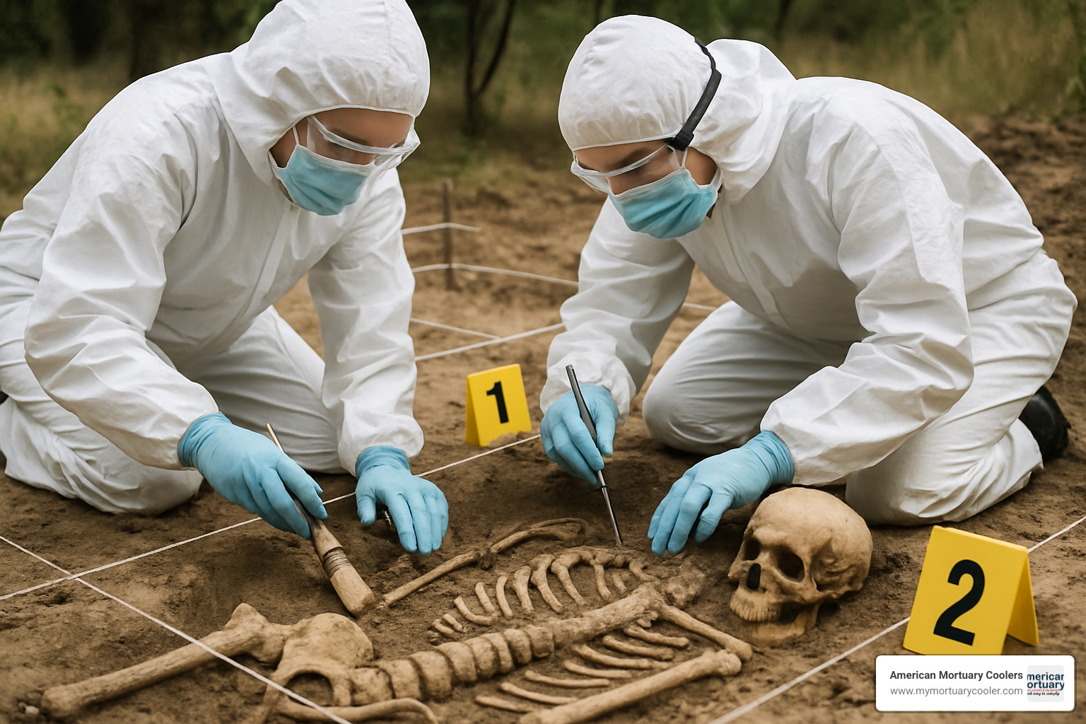 controlled archaeological excavation of human remains - forensic anthropology forensic