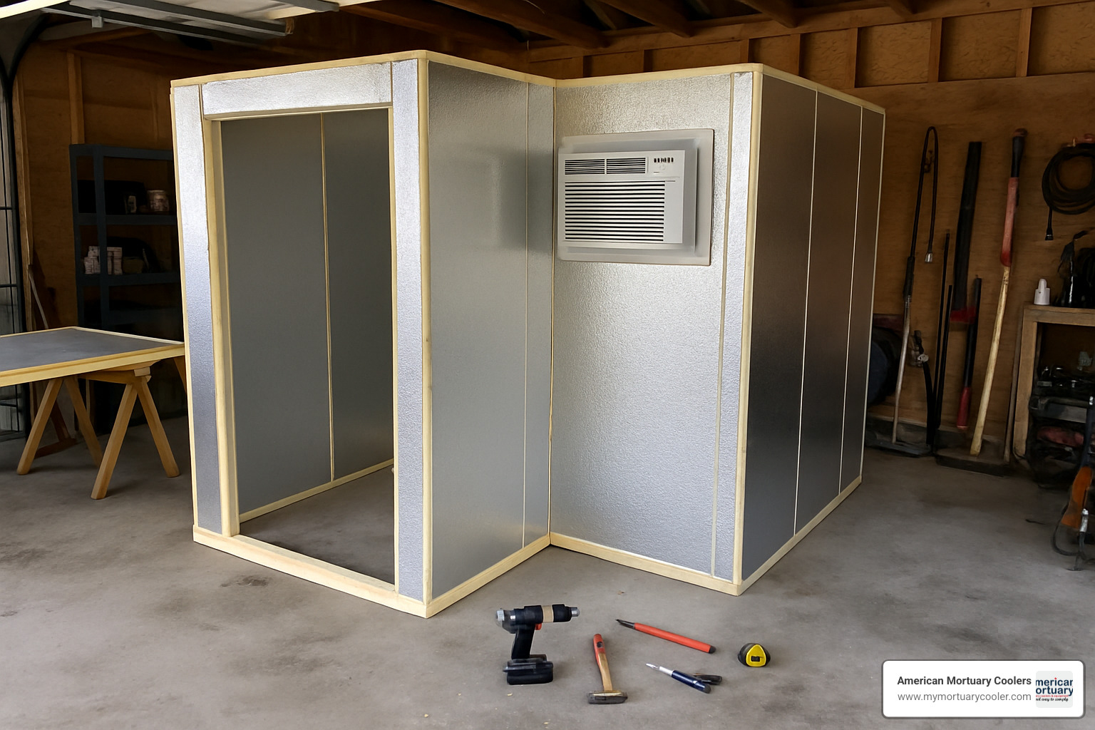 DIY cooler build - affordable walk in cooler
