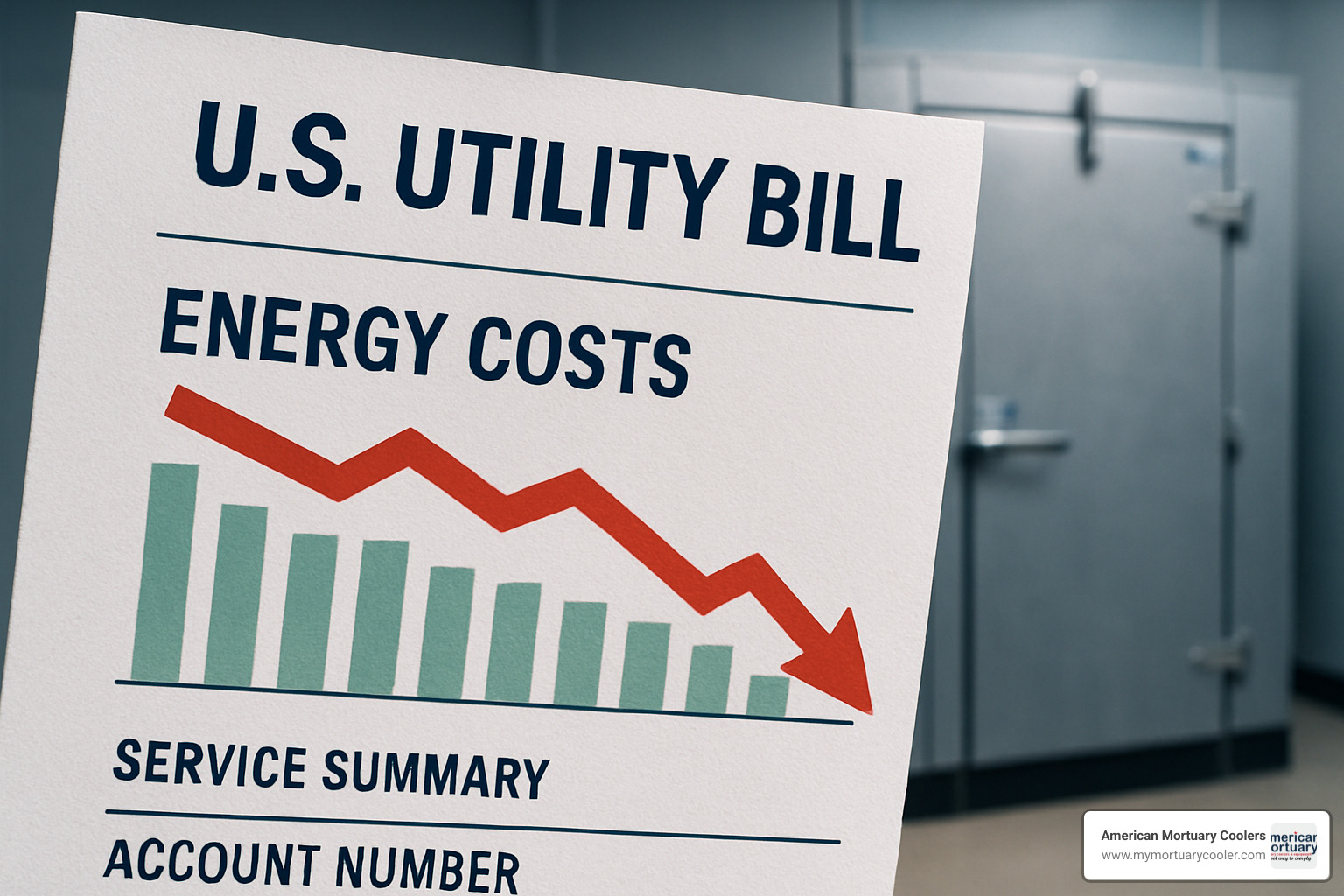 utility bill dropping - affordable walk in cooler