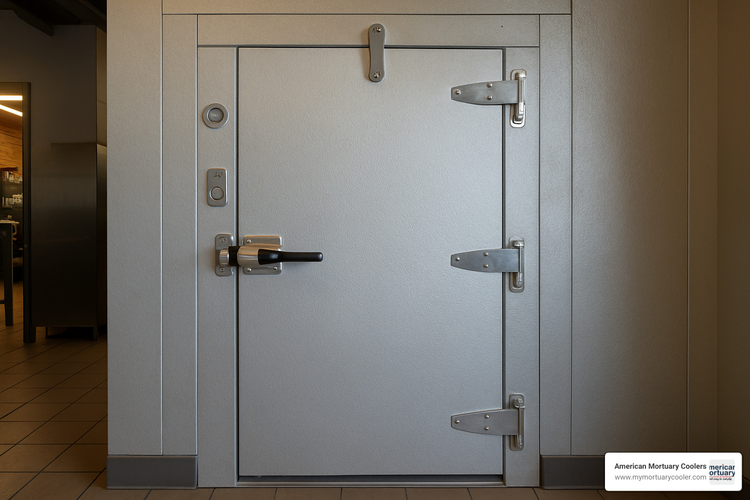 Walk-in freezer door and hardware components - walkin freezer