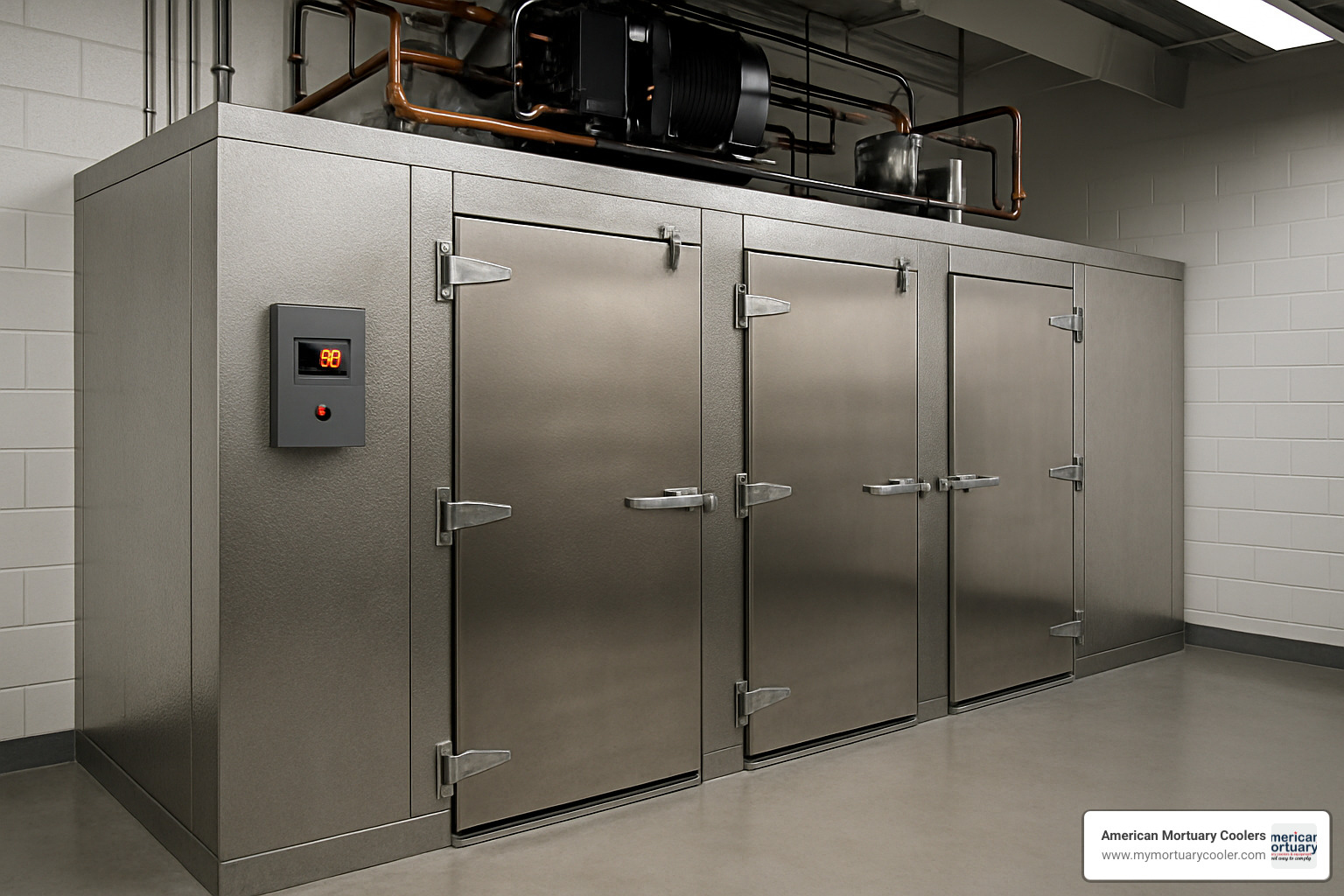 mortuary cooler installation