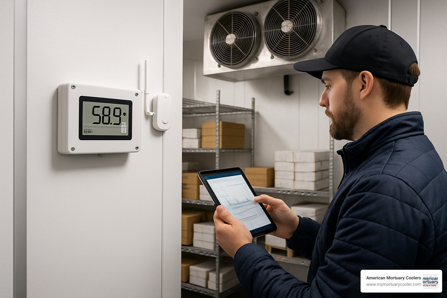 smart temperature monitoring system - freezer panels
