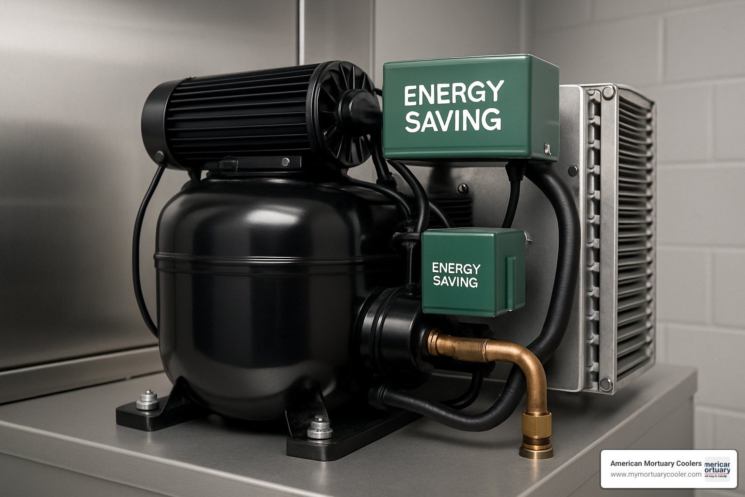 energy-efficient compressor - Mortuary Body Coolers at the very best price www.morguecooler.com