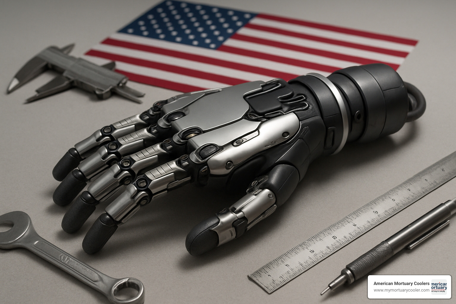 next-generation bionic hand prototype with advanced sensors - powered hand