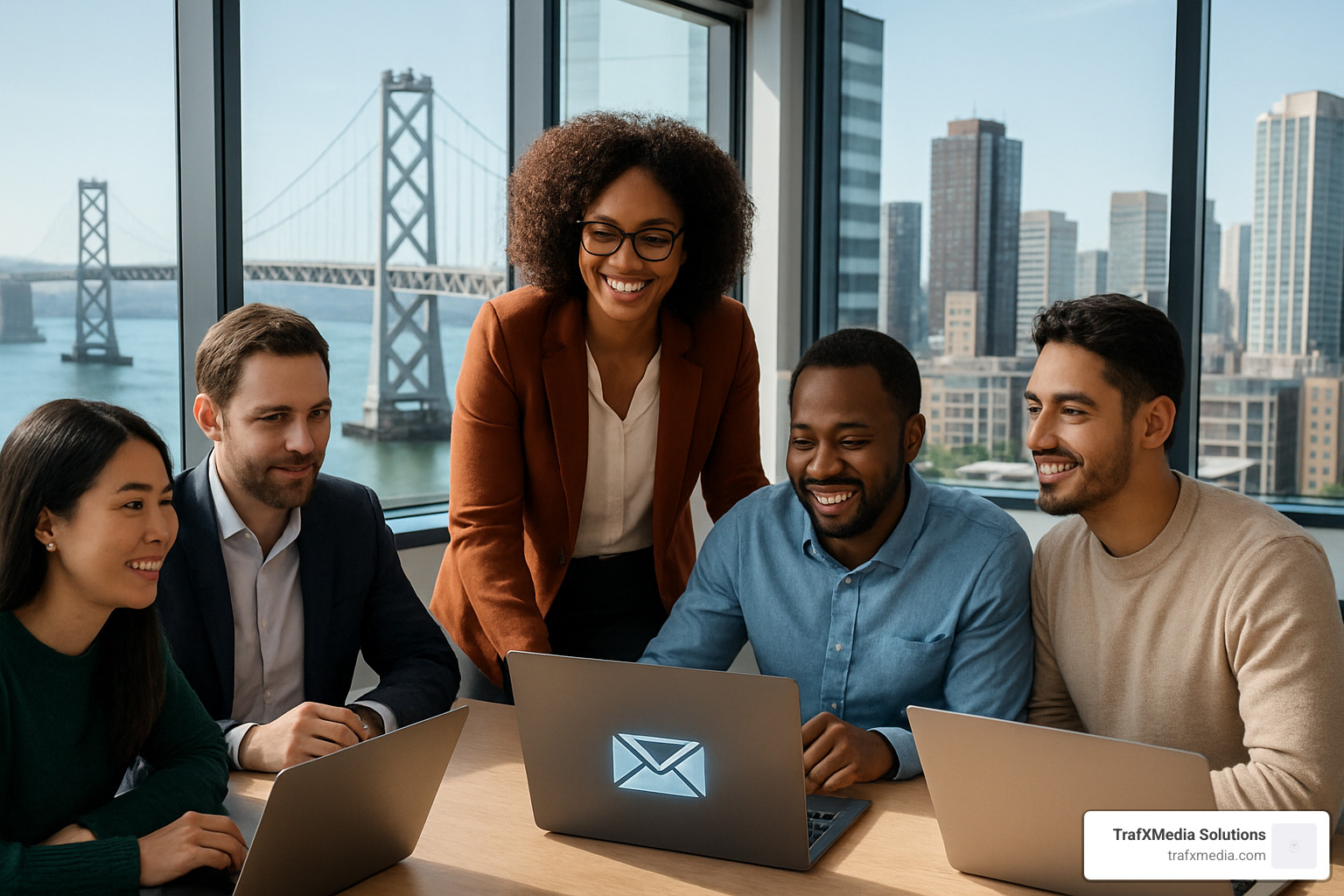 Email marketing strategy meeting in San Francisco office - email marketing San Francisco