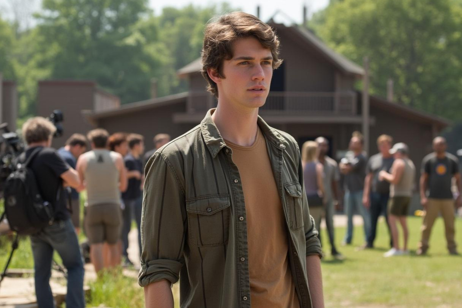 percy jackson set with walker scobell - walker scobell percy jackson set with walker scobell - walker scobell