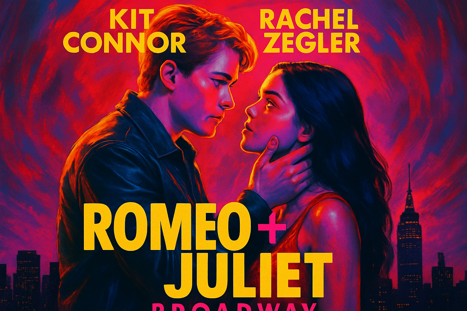 Romeo + Juliet broadway poster - kit connor