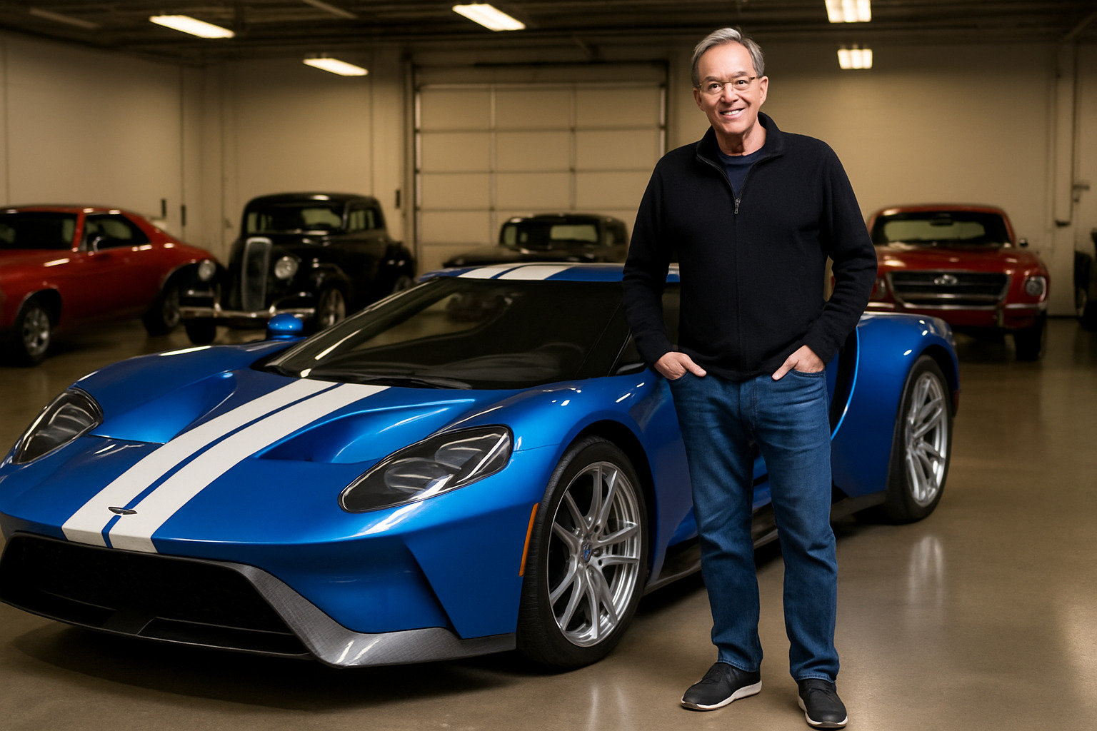 Tim Allen's Ford GT in his classic car collection - tim allen Tim Allen's Ford GT in his classic car collection - tim allen