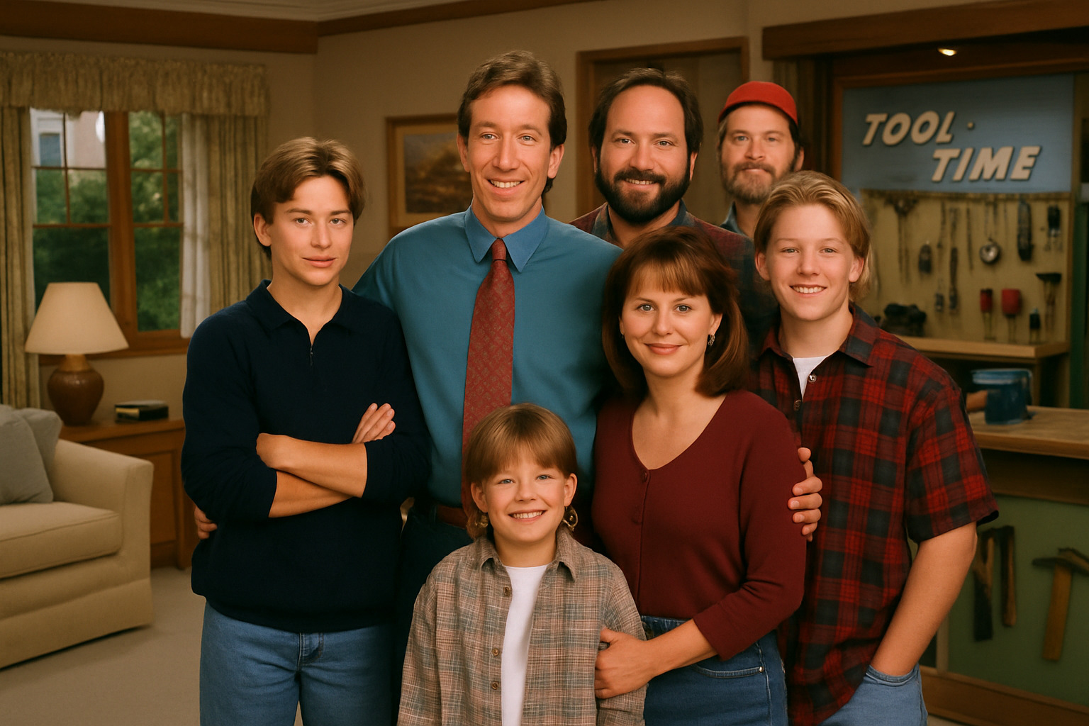 Home Improvement set with Tim Allen and cast - tim allen Home Improvement set with Tim Allen and cast - tim allen