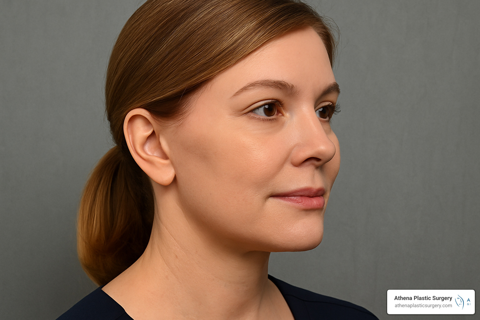 Deep Plane Facelift Explained – What's Really Happening Under Your Skin? 7 One-year postoperative result showing natural facial contours and invisible scarring - how does a deep plane facelift work