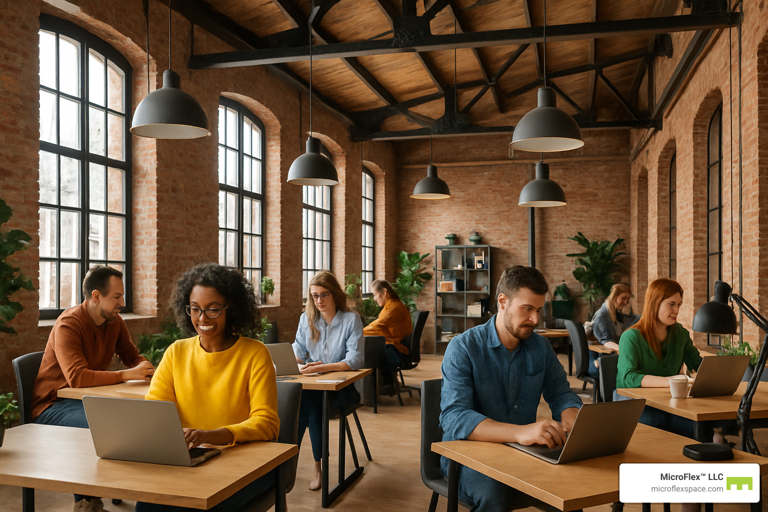 converted factory workspace - creative workspace Birmingham