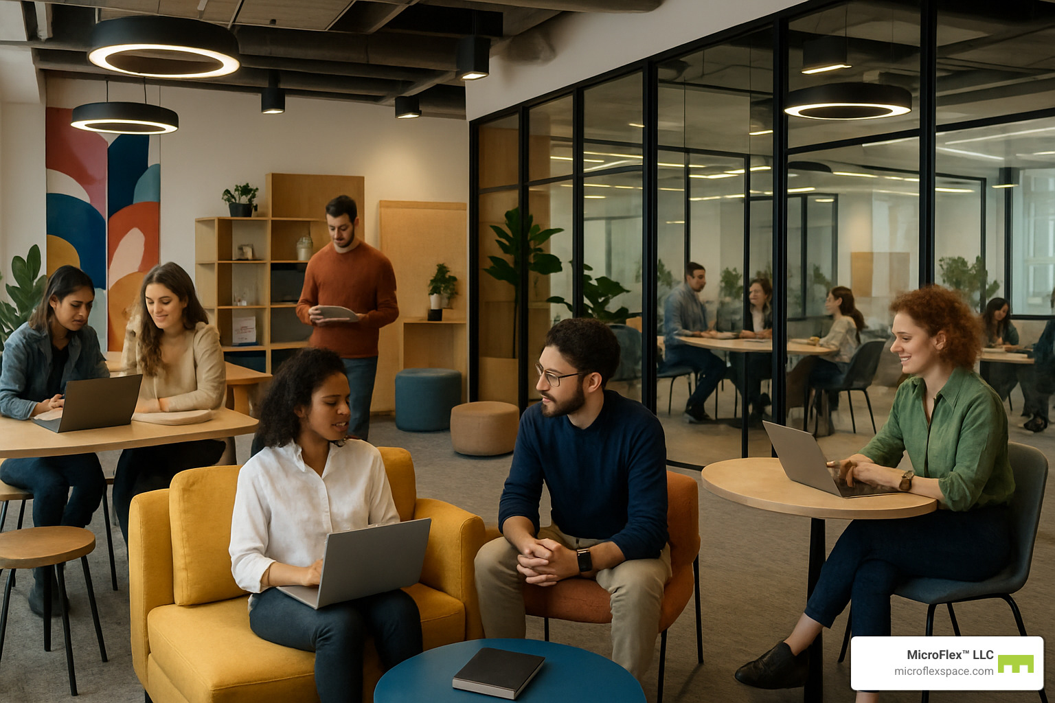 modern collaborative workspace interior - creative workspace Birmingham