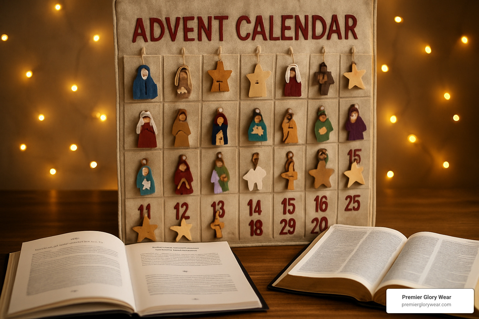 advent calendar ornaments and devotional materials - christ centered gifts
