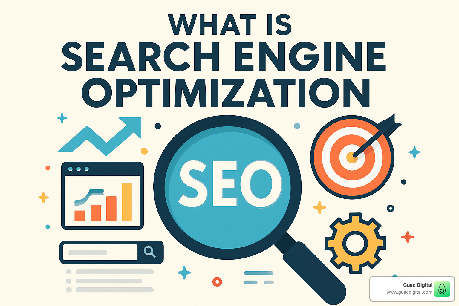 dashboard showing key SEO metrics including organic traffic growth, keyword rankings, conversion rates, and Core Web Vitals scores - What is search engine optimization?