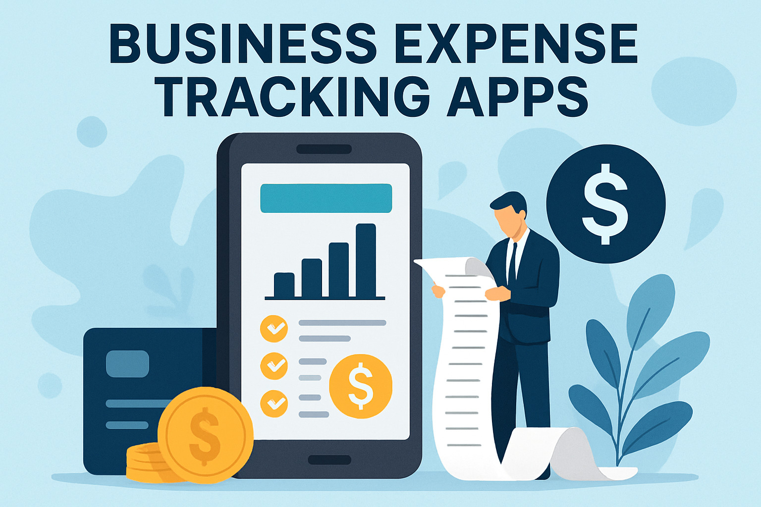 Modern mobile expense management dashboard interface - business expense tracking apps