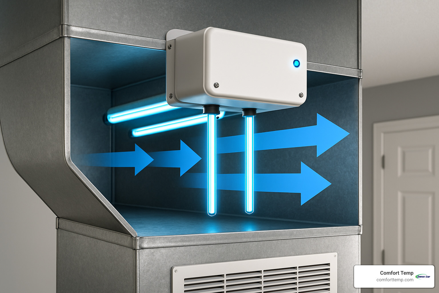 Air purification system installed in ductwork - heating and cooling gainesville fl