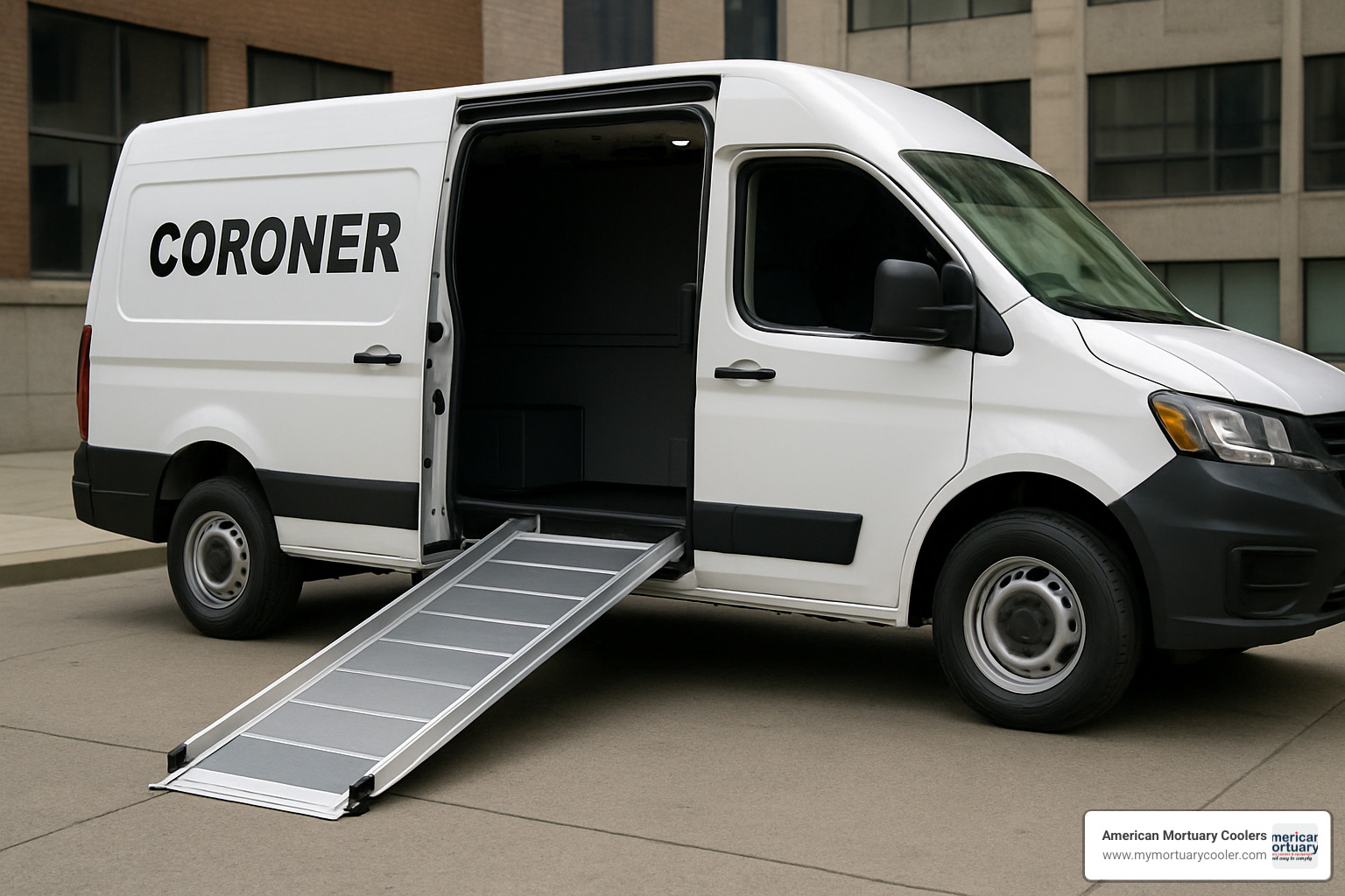 side-loading ramp - coroner van