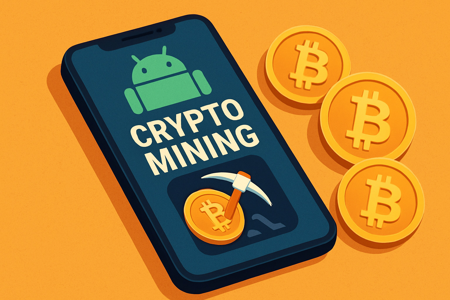 Screenshot of popular crypto mining app interface showing daily earnings dashboard, mining status, and withdrawal options - crypto mining apps for android