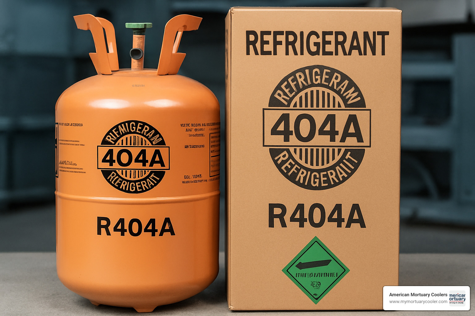 Step-by-step retrofit process diagram - refrigerant r404a