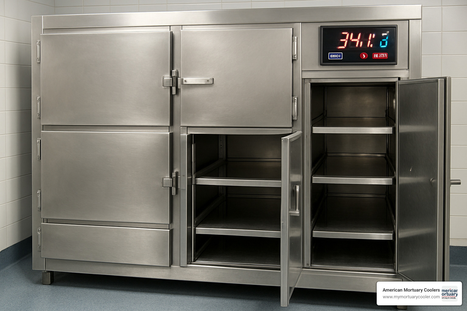 morgue-freezer with advanced temperature control system - morgue-freezer