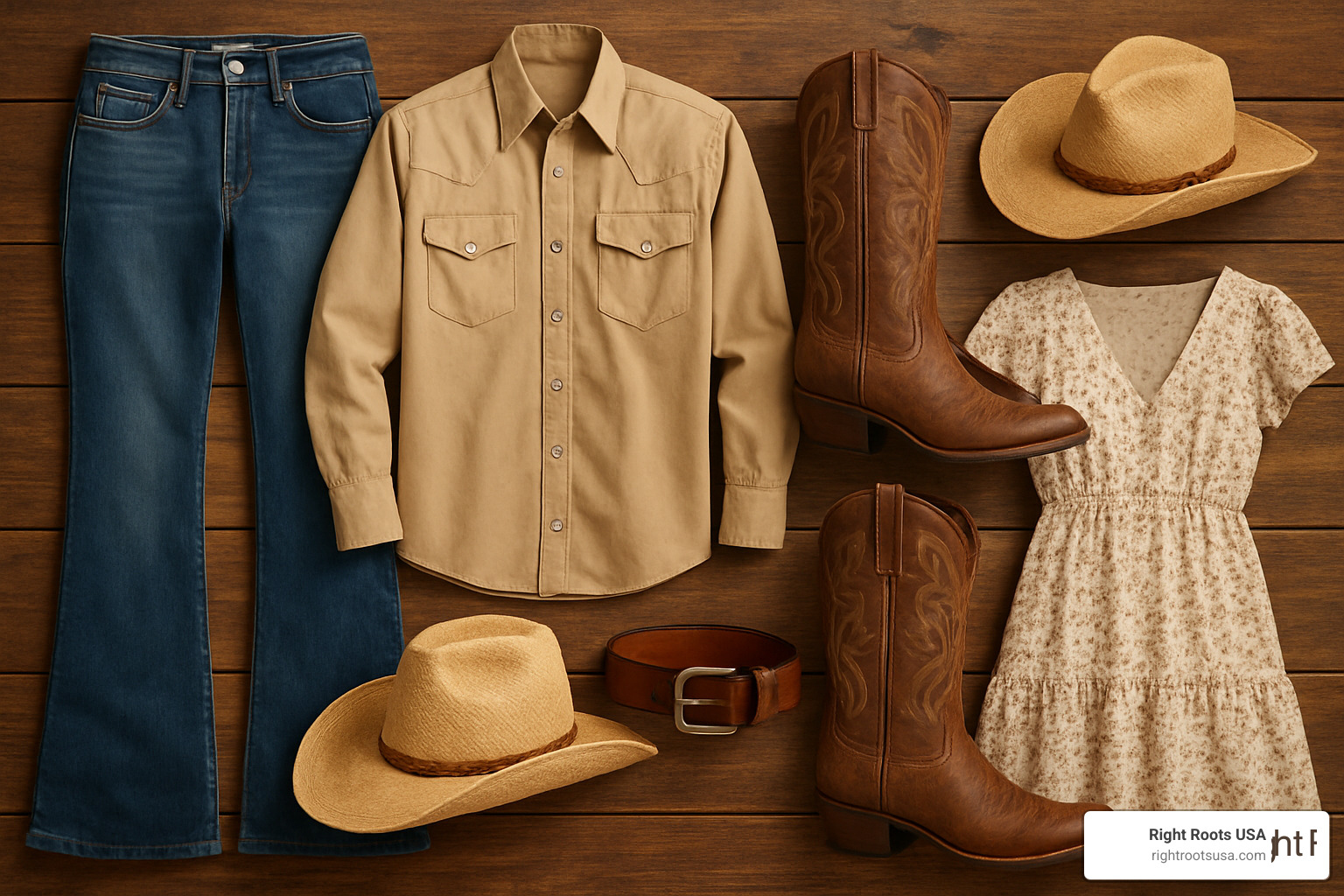 product roundup collage - country apparel