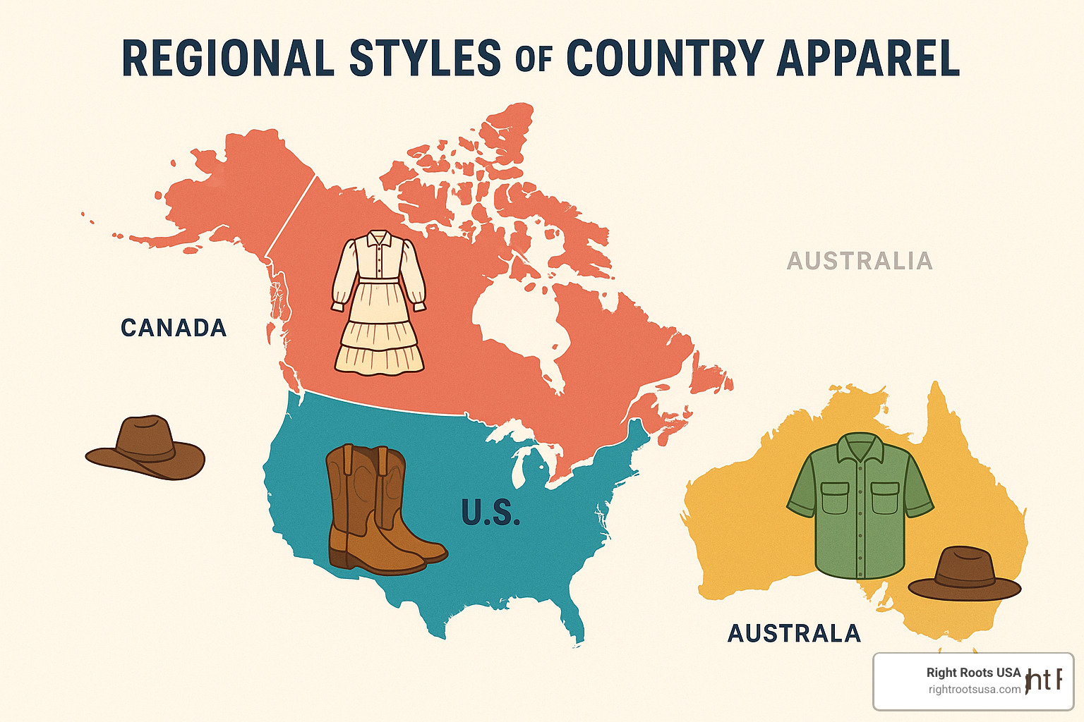style-map infographic - country apparel