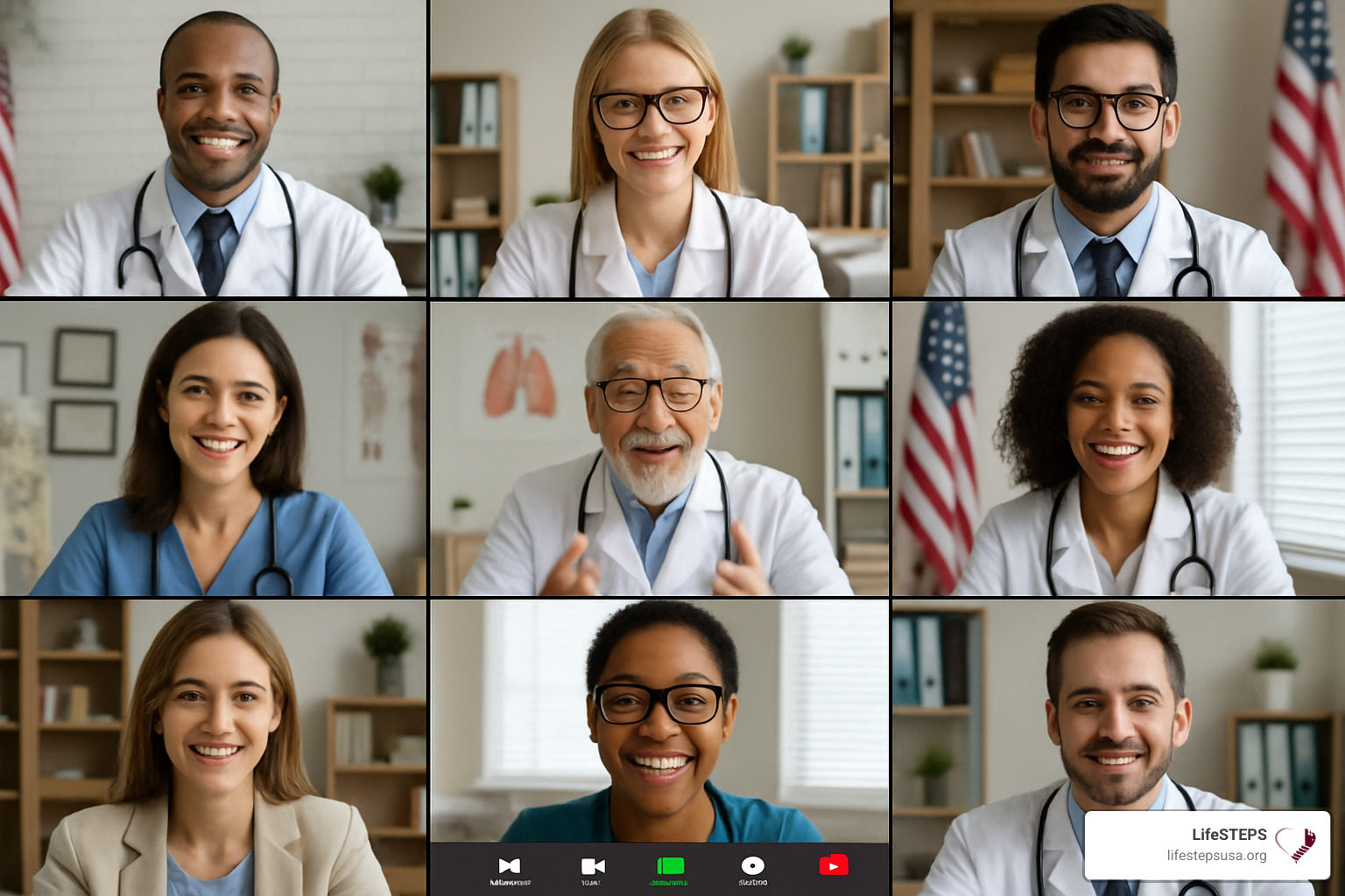 Virtual group coaching call with healthcare professionals - medical coaching services Virtual group coaching call with healthcare professionals - medical coaching services