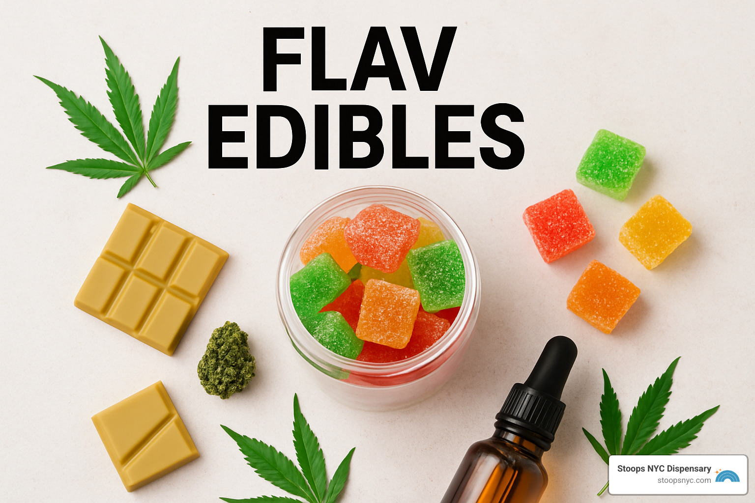 Flav edibles package showing resealable pouch, nutrition facts label, and vegan certification symbols - flav edibles Flav edibles package showing resealable pouch, nutrition facts label, and vegan certification symbols - flav edibles
