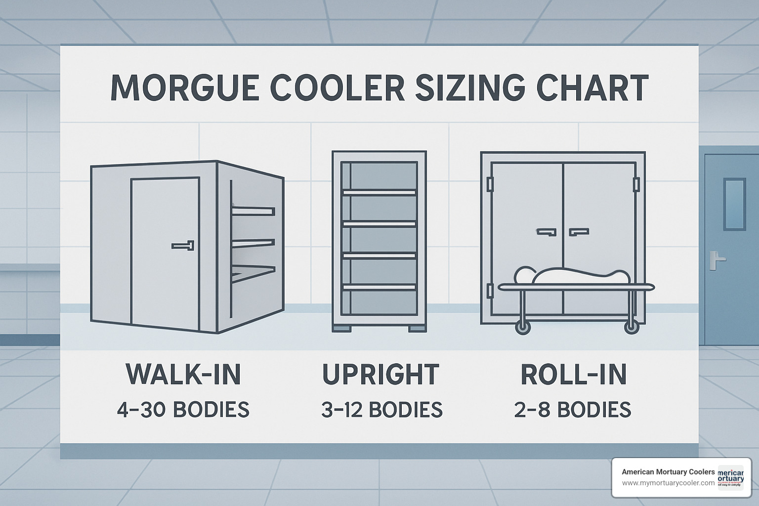 morgue cooler sizing chart - morgue-cooler-