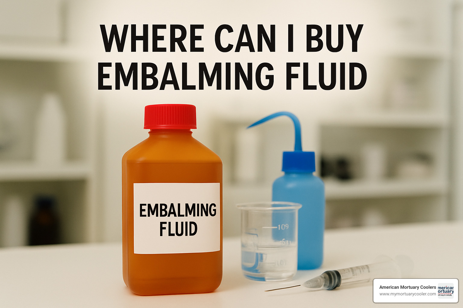 embalming fluid storage facility with proper ventilation and safety equipment - where can i buy embalming fluid