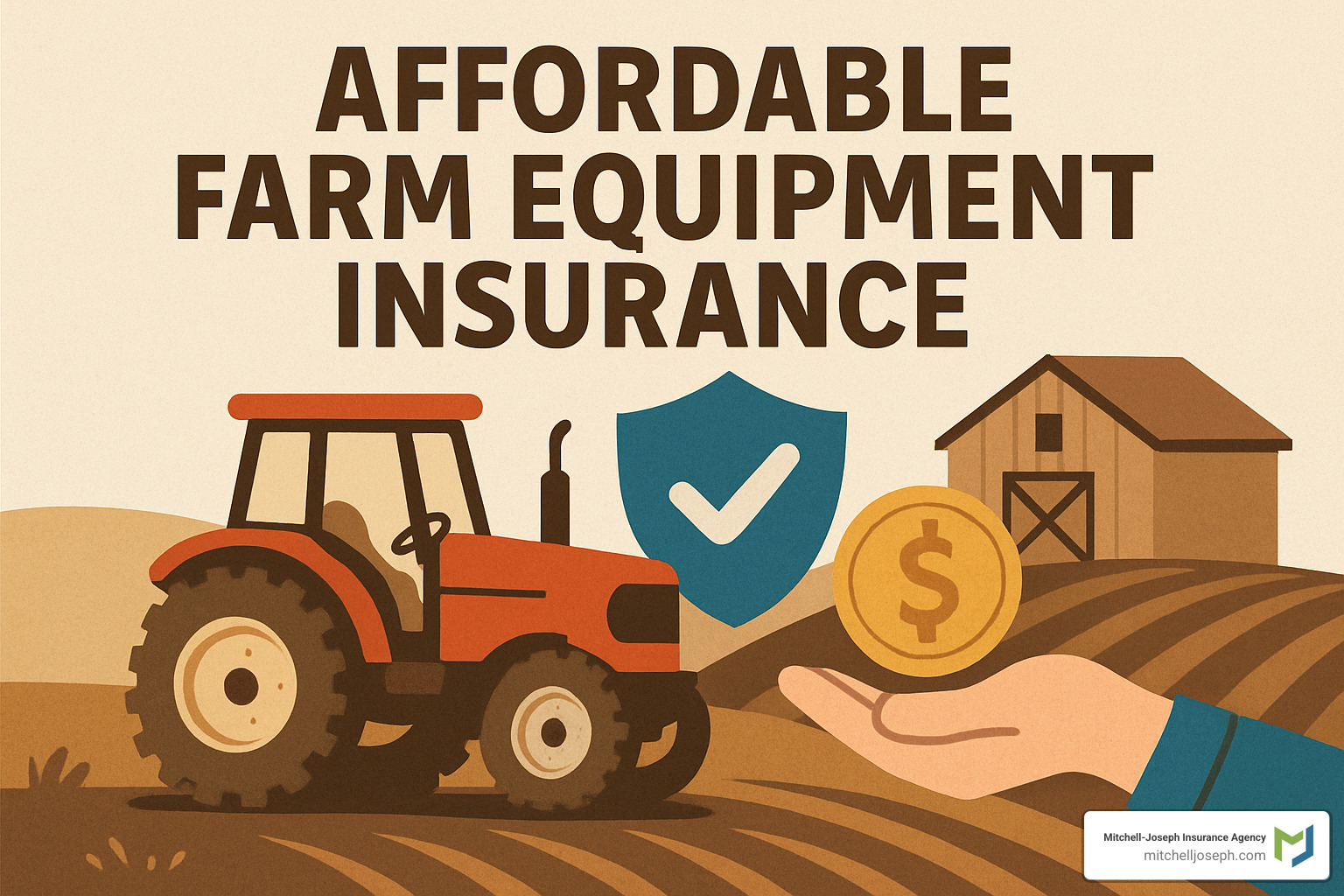 Farmer meeting with insurance agent in farm office discussing policy options - affordable farm equipment insurance