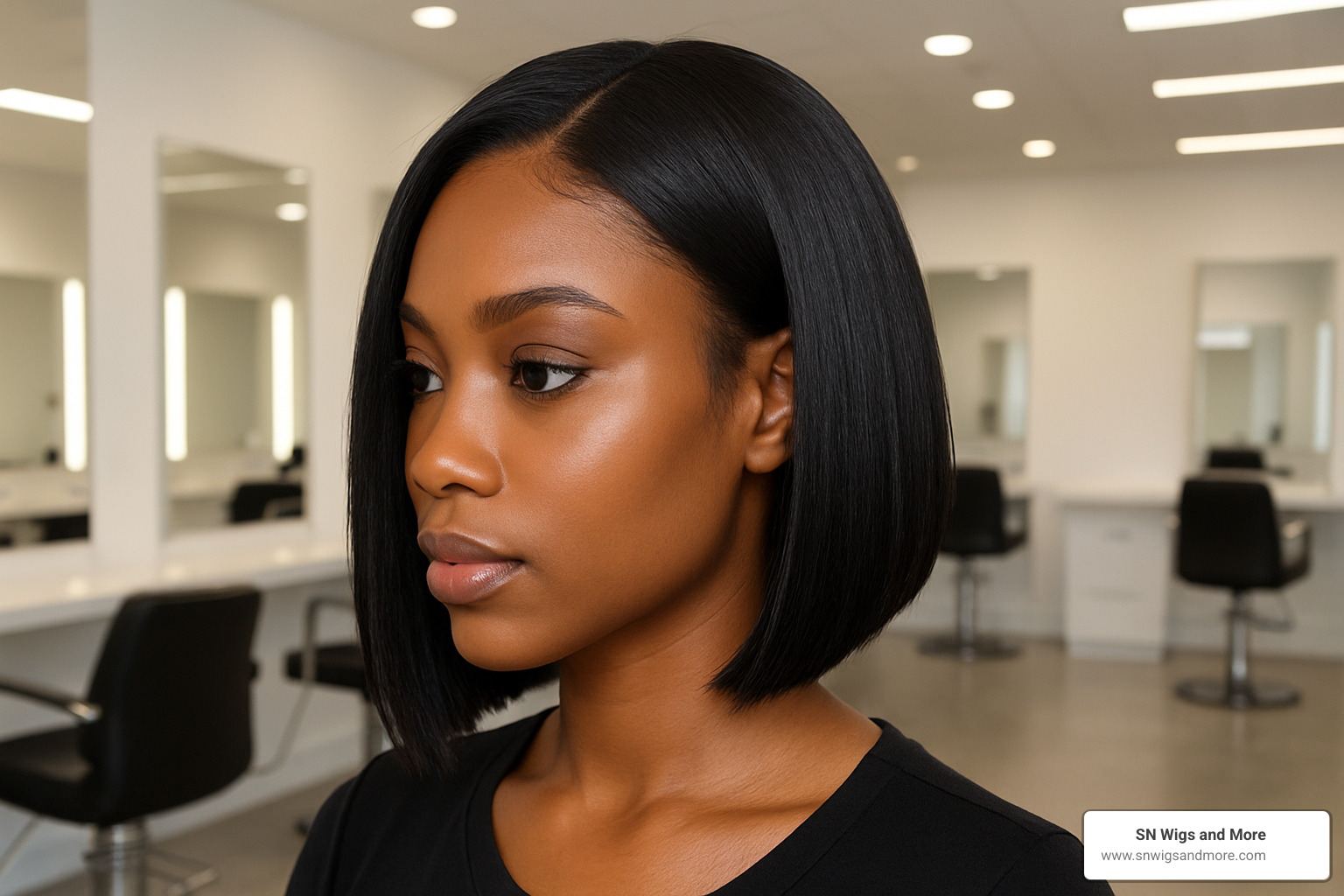 sleek peruvian bob wig styles - bob peruvian wig