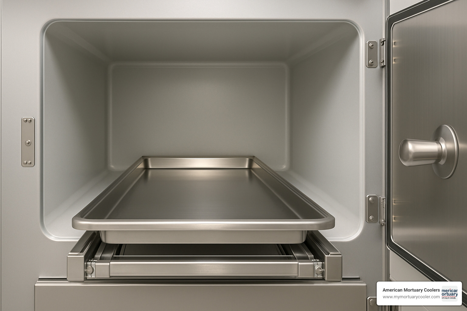 Seamless construction and hygiene features - morgue-storage-