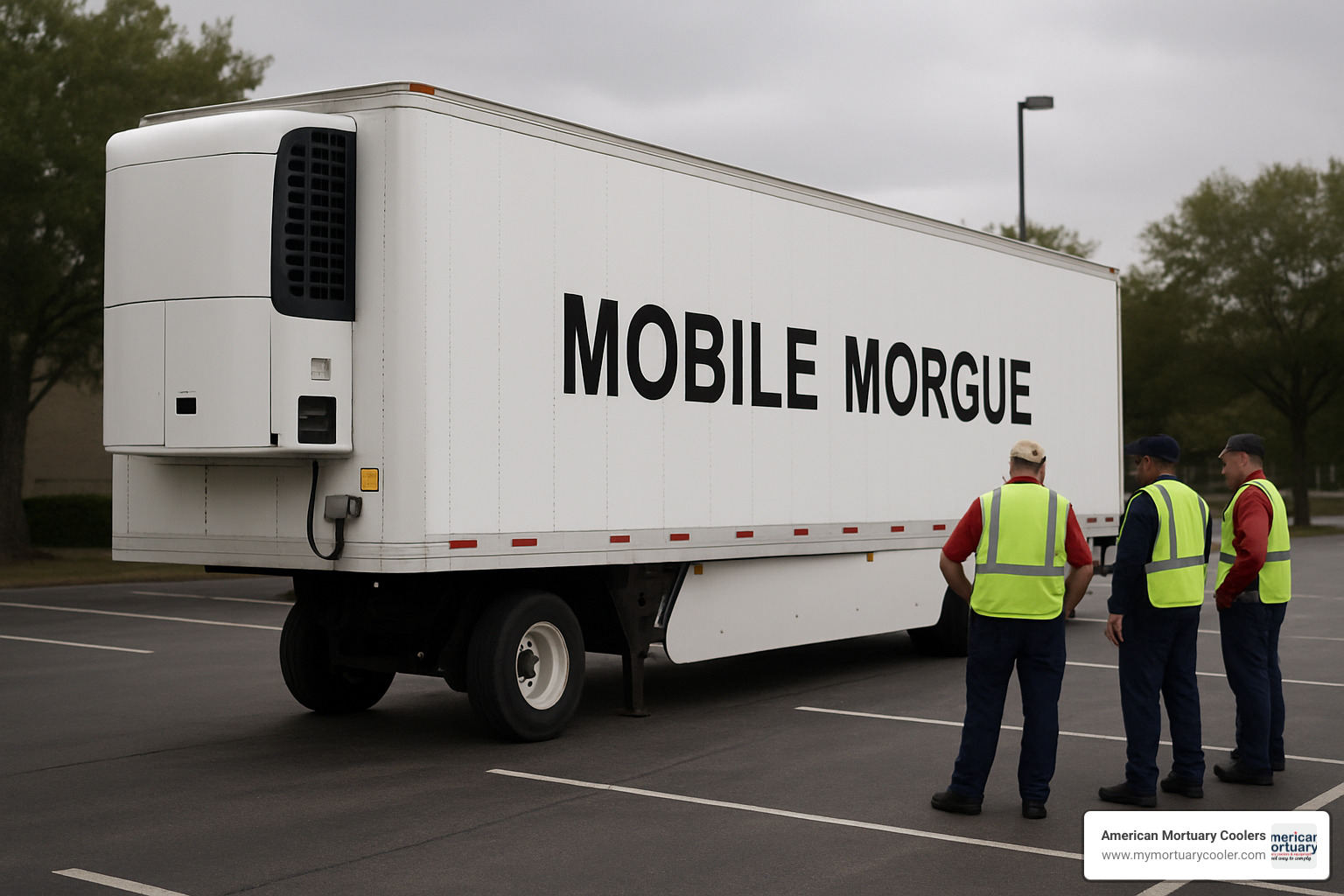 Emergency mobile morgue cooler setup for disaster response - morgue-coolers-