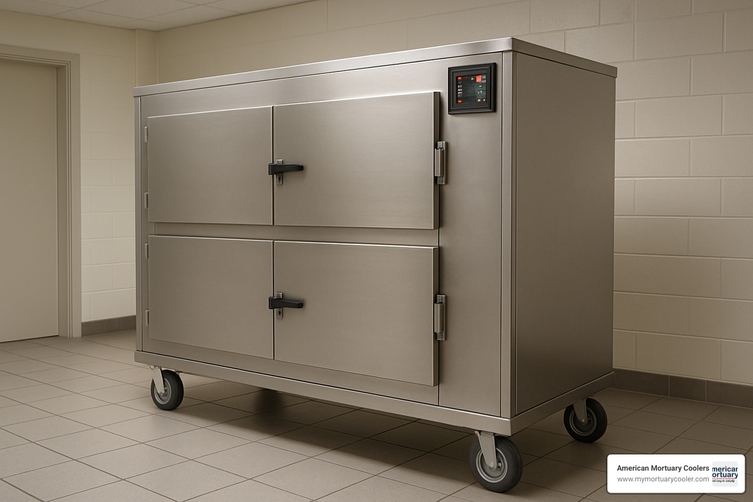 mobile mortuary cooler unit - affordable-funeral-supply-
