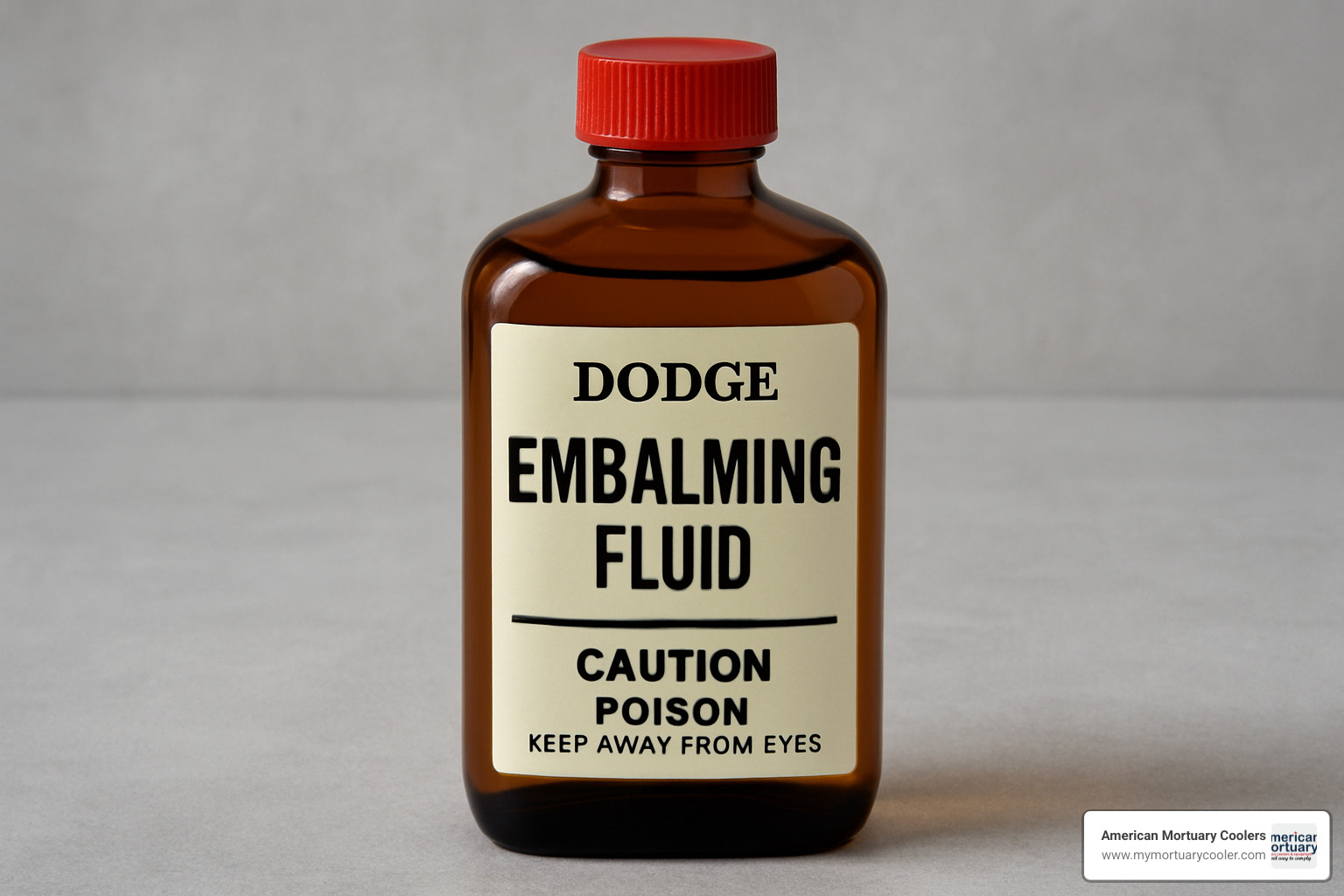 vintage 1930s Dodge bottle - dodge embalming fluid